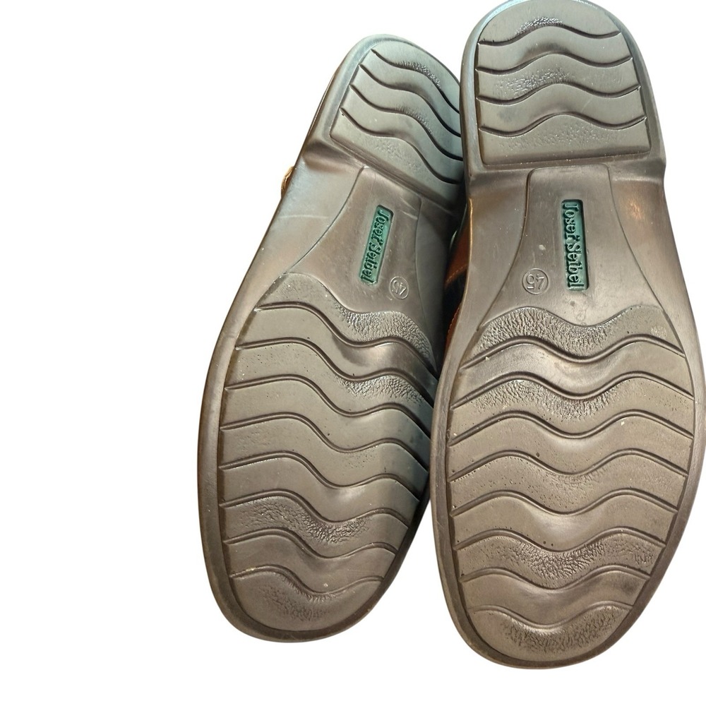 Josef‎ Seibel Men's Brown Leather Buckle Fishermans Sandals Size 11.5 M - Picture 13 of 14